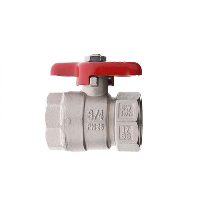 BRASS “ECO” BALL VALVE STANDARD BORE WITH WING HANDLE F.F.