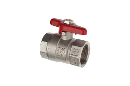 BRASS “ECO” BALL VALVE STANDARD BORE WITH WING HANDLE F.F.